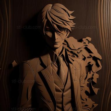 3D model Yu Hayashi from Bungo Stray Dogs (STL)